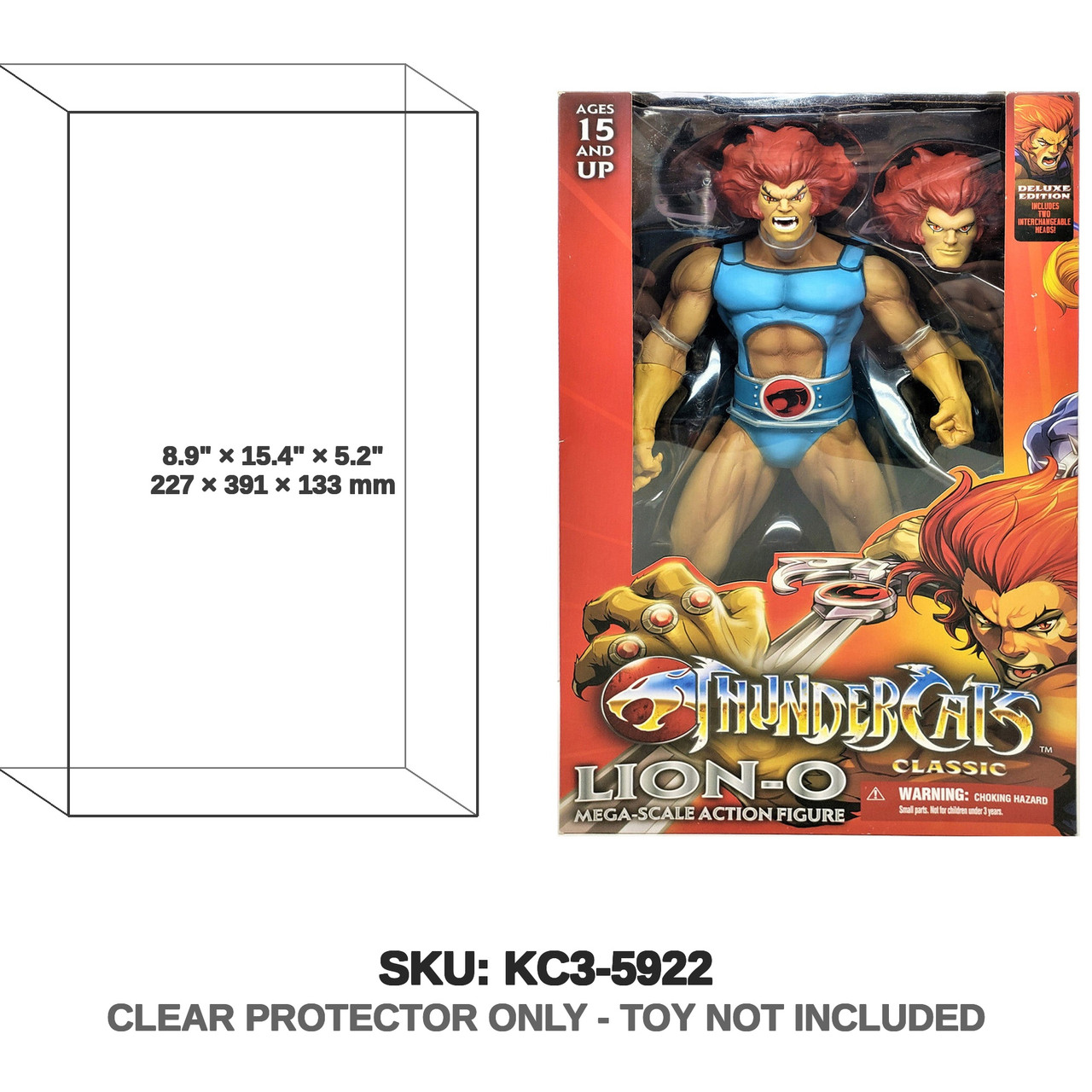 Thundercats Classic Lion-O Mega Scale Action Figure