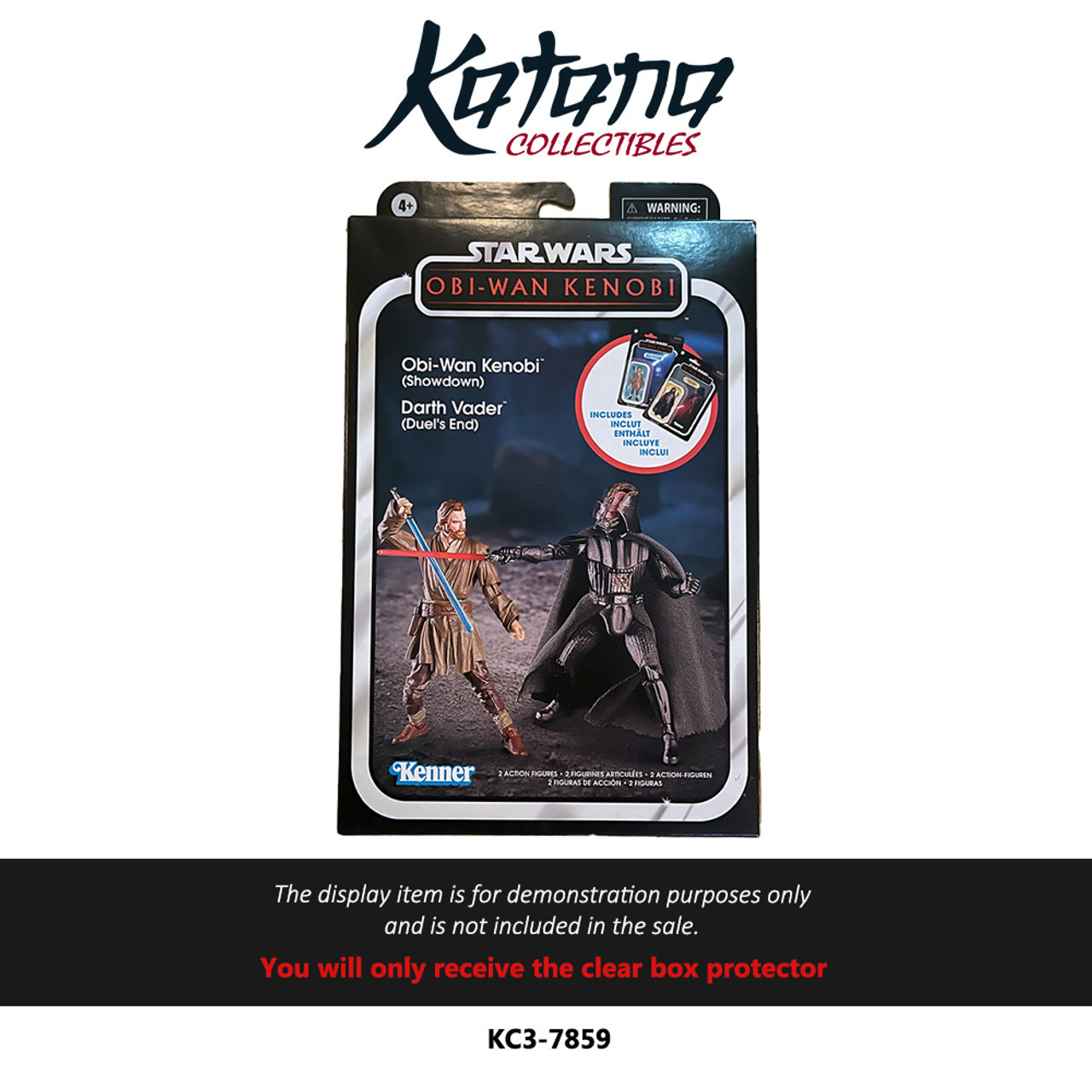 Katana Collectibles Protector For STAR WARS VINTAGE 2 pack Showdown