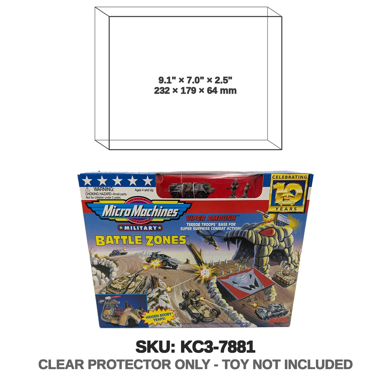 G.I. Joe vs Cobra Micro Machines Battle Zones Playset