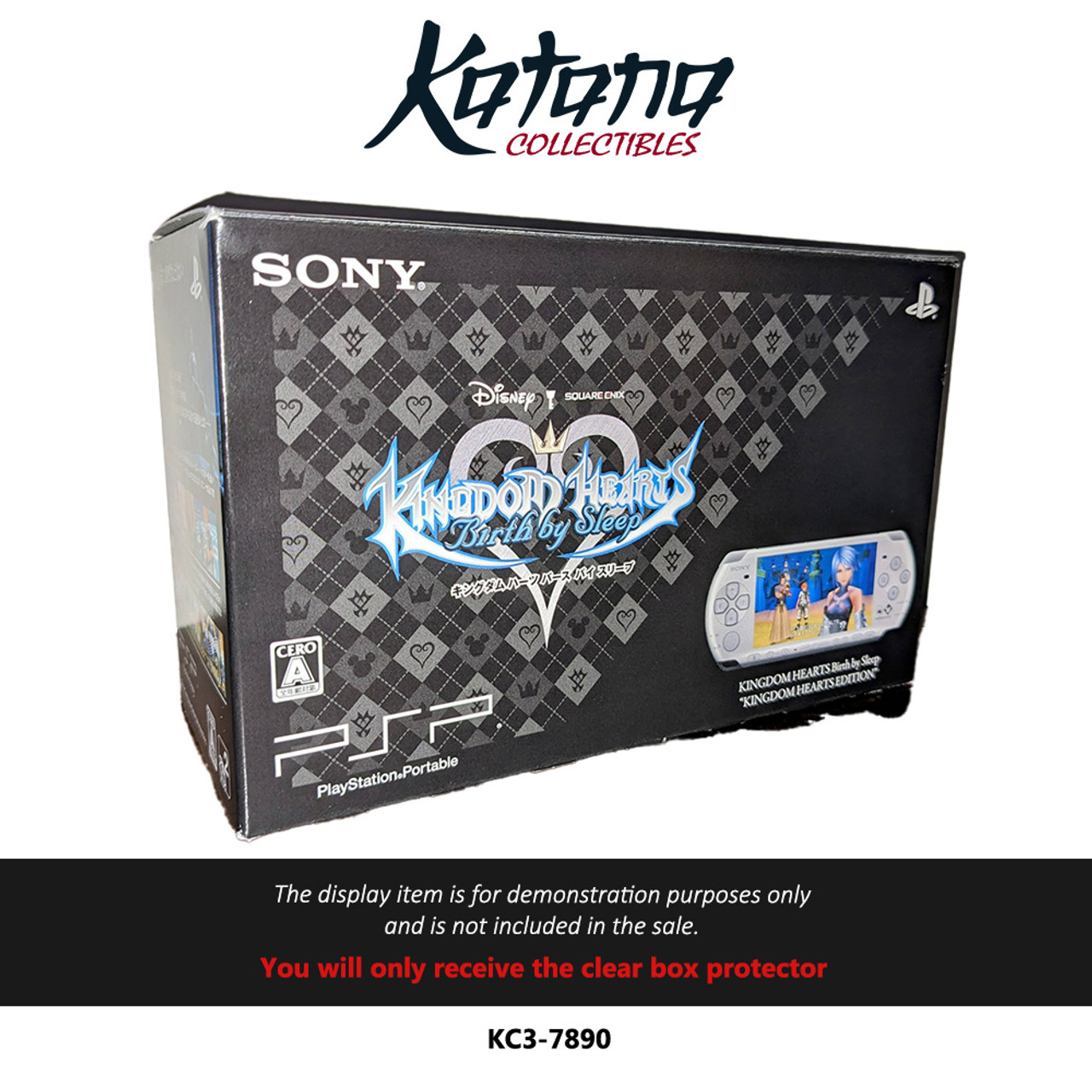 Katana Collectibles Protector For Japan Exclusive Kingdom Hearts: Birth by Sleep Edition Sony PSP-3000 Console and Game Bundle