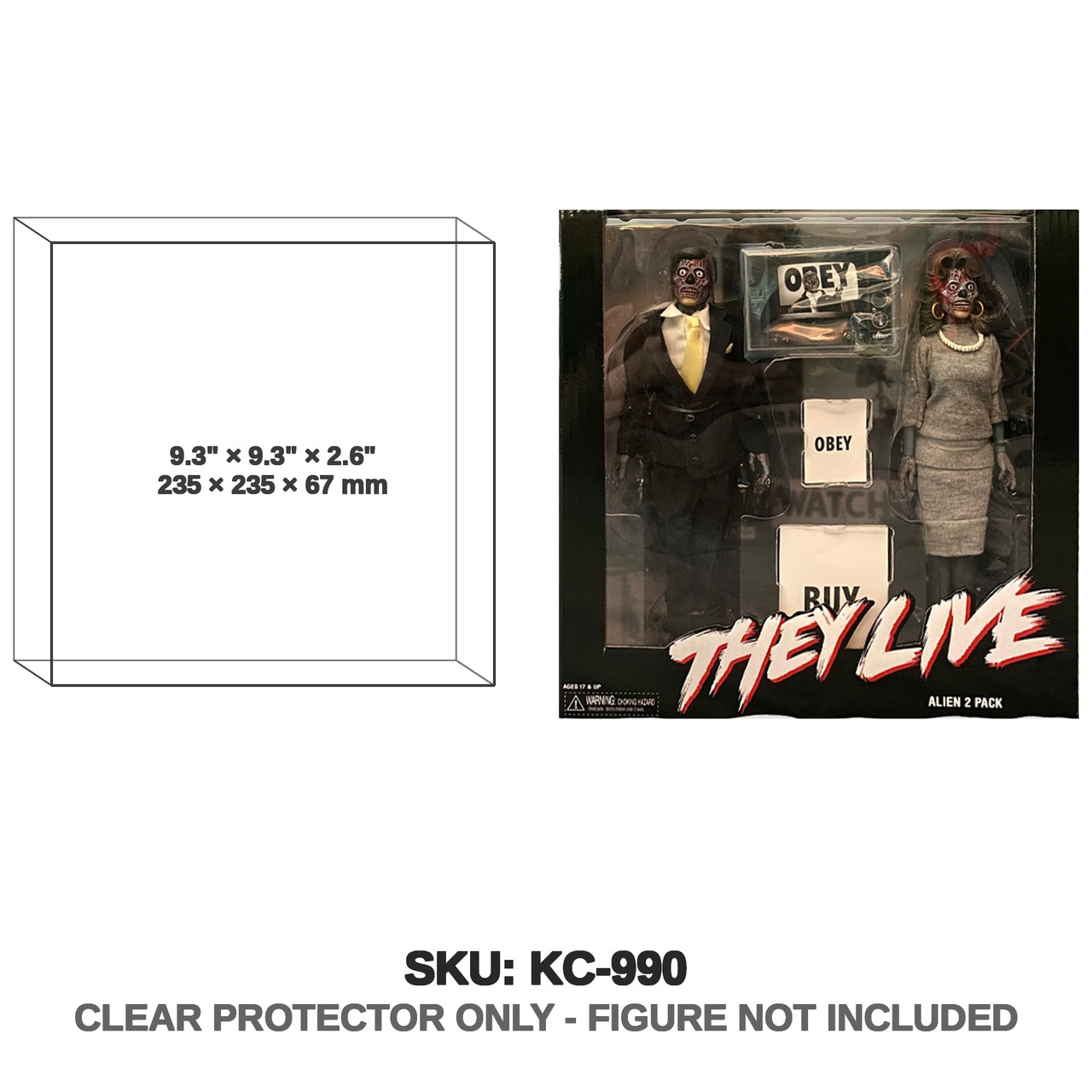 They Live Alien 2-Pack Figures