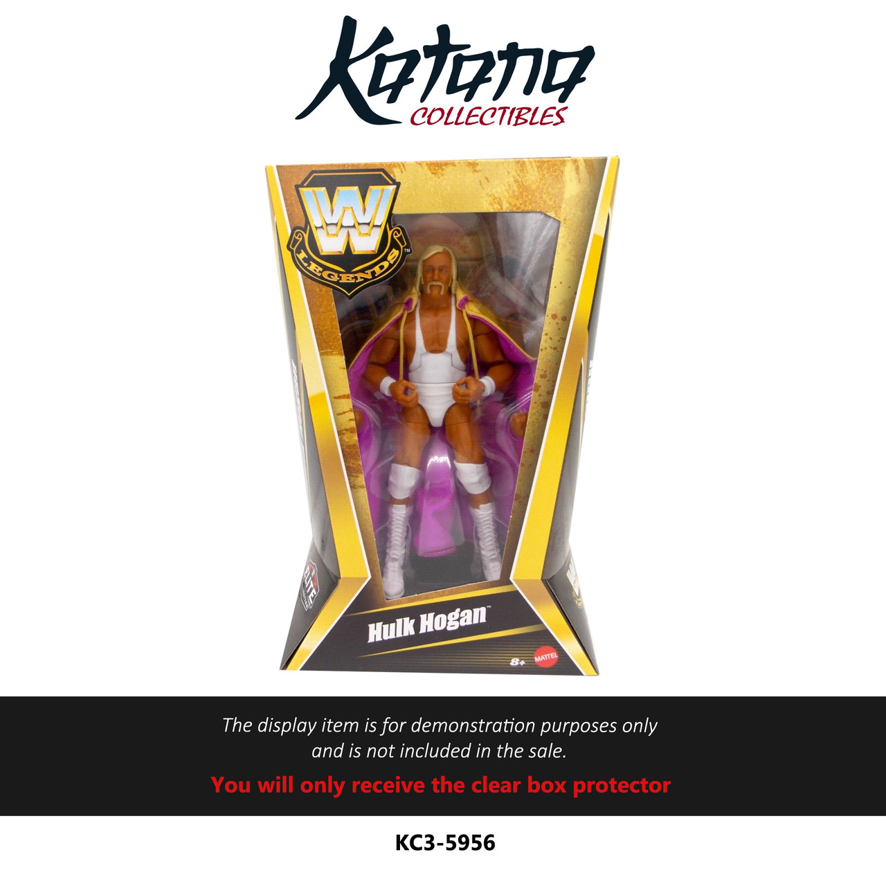 Katana Collectibles Protector For WWE Mattel Elite Legends Series 21 Hulk Hogan