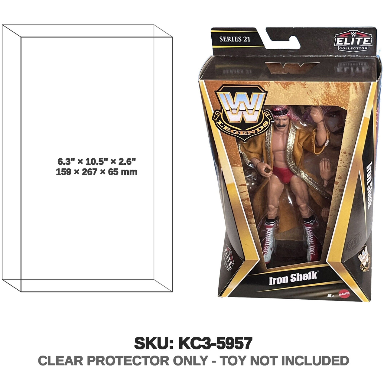 Iron Sheik WWE Elite Legends Series 21 Figure