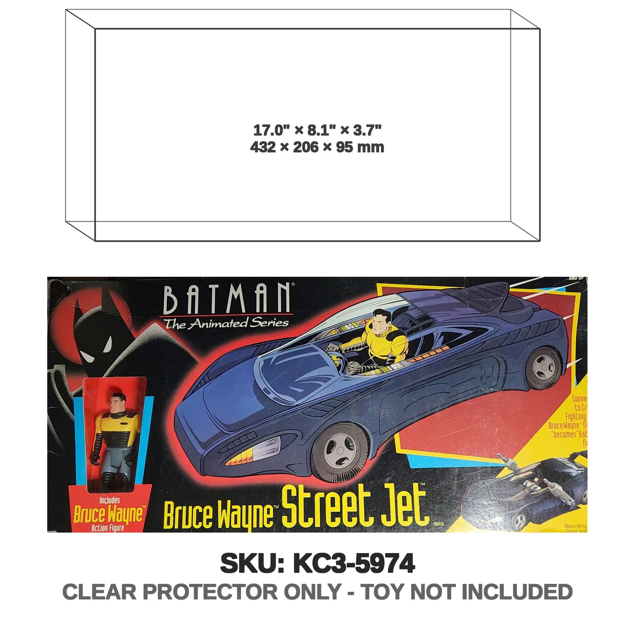 Bruce Wayne Street Jet Batman The Animated Series Vehicle