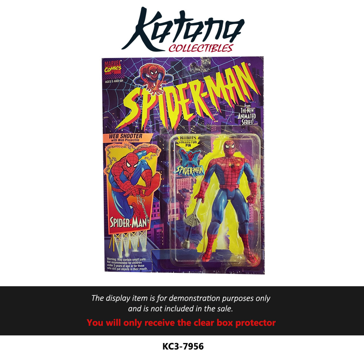 Katana Collectibles Protector For Toy Biz Spider-Man The Animated Series figure (1994)