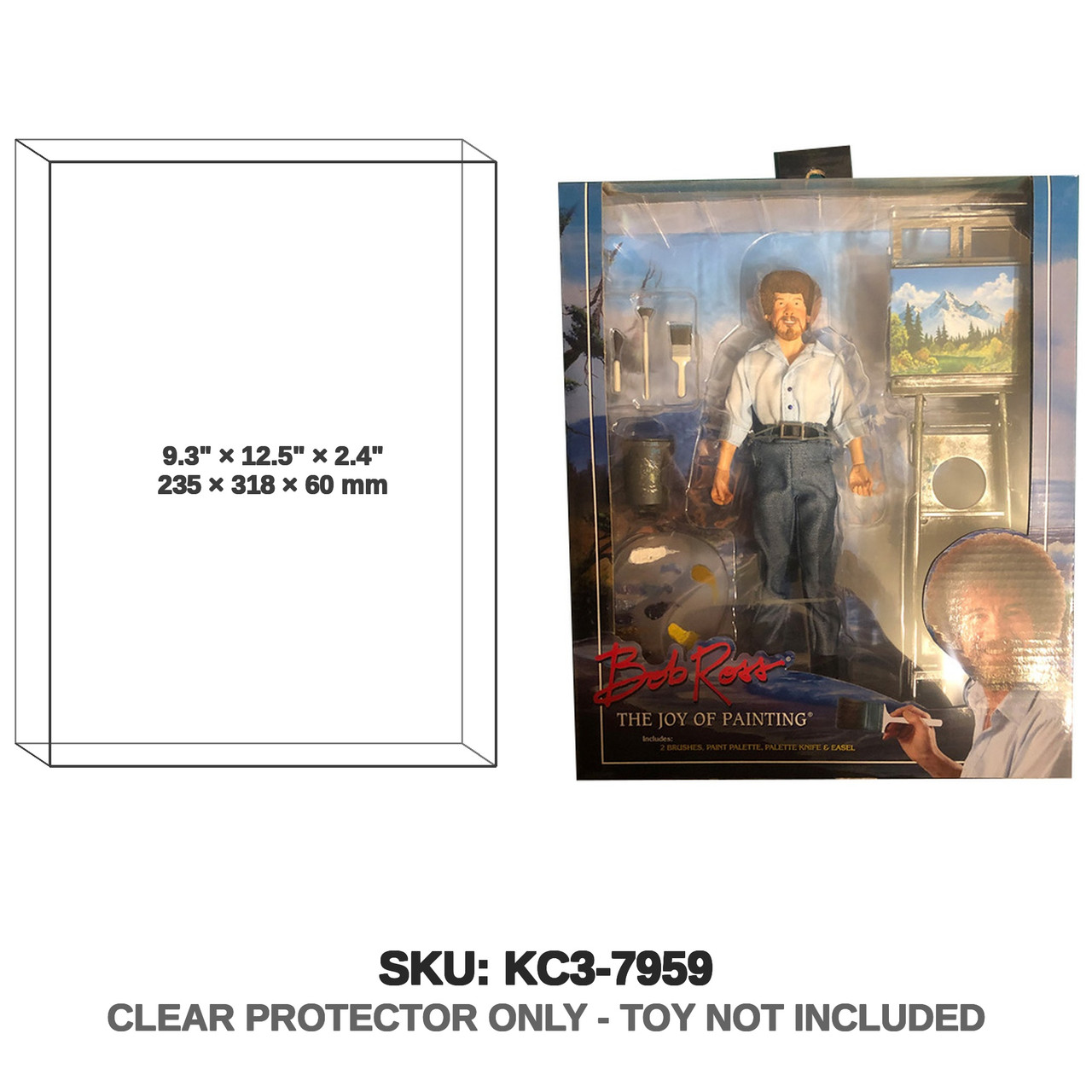 Bob Ross Figure