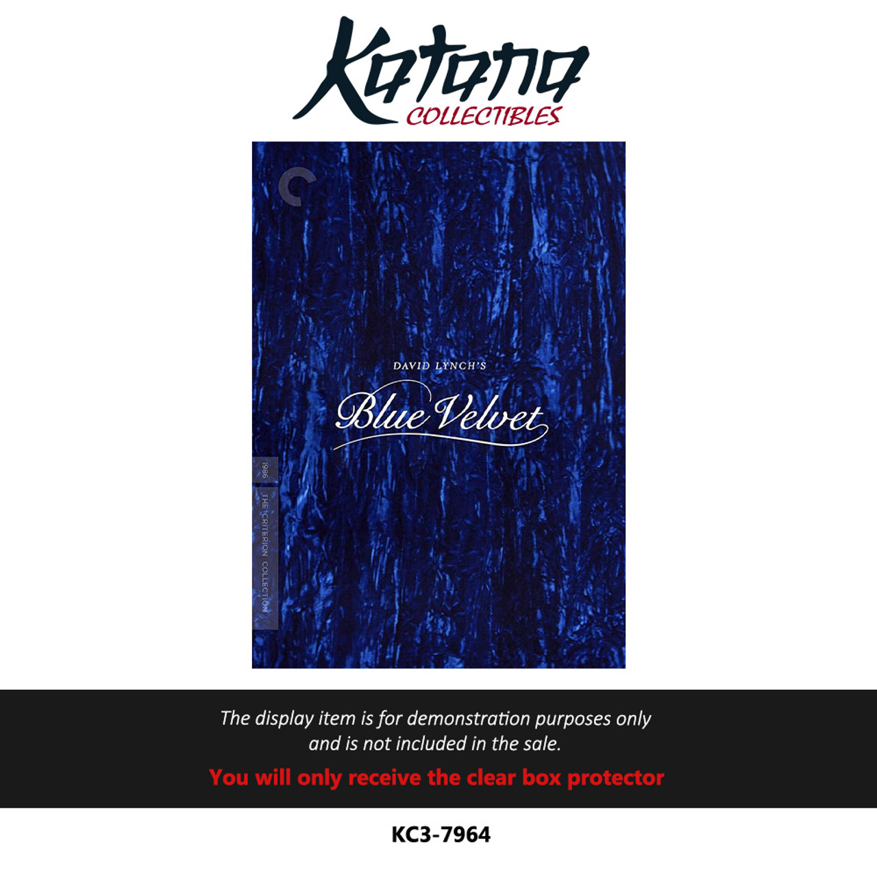 Katana Collectibles Protector For The Criterion Collection - Blue Velvet [Blu-ray]