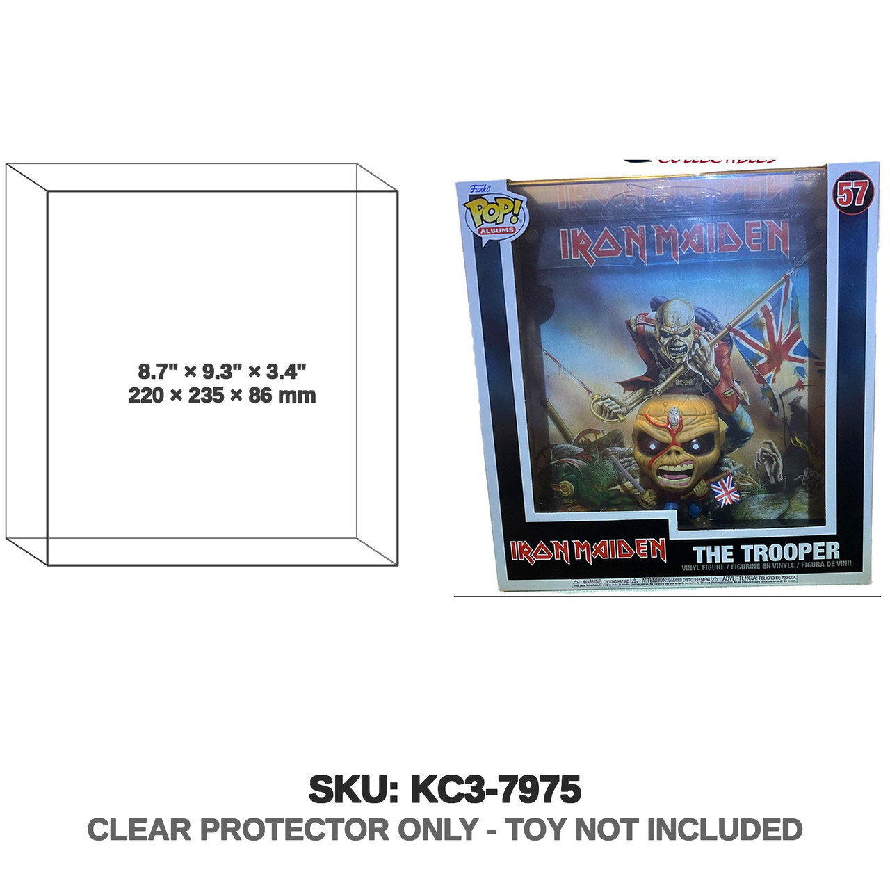 Funko Pop Albums - Iron Maiden - The Trooper #57 Funko Pop Albums - Iron Maiden - The Trooper #57