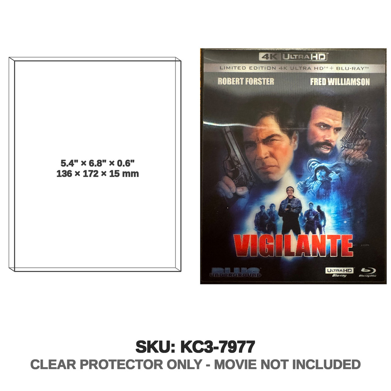 Vigilante 4K UHD Lenticular Slipcover
