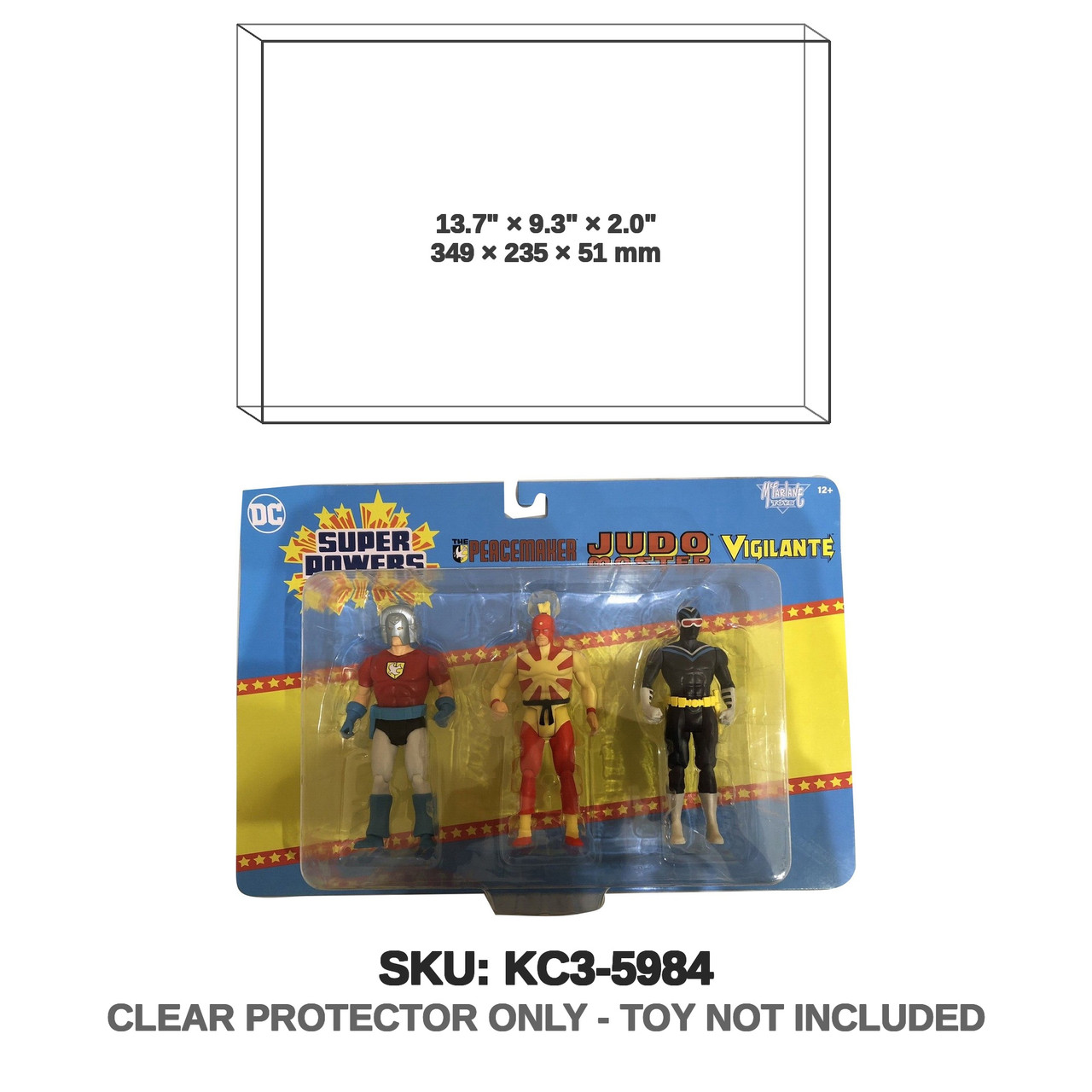 Peacemaker Judo Master Vigilante DC Super Powers 3-Pack Figures