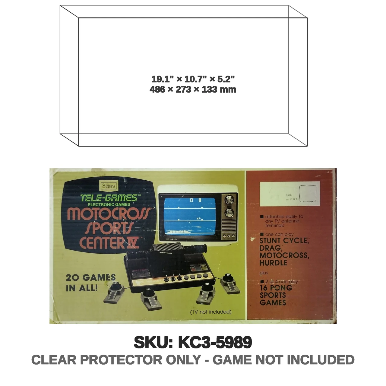 Sears Telegames Motocross Sports Center IV Consoles