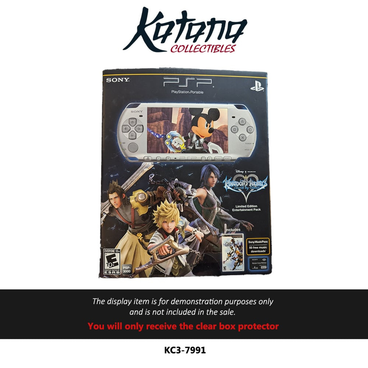 Katana Collectibles Protector For PSP-3000 Kingdom Hearts Birth By Sleep Limited Edition Entertainment Pack