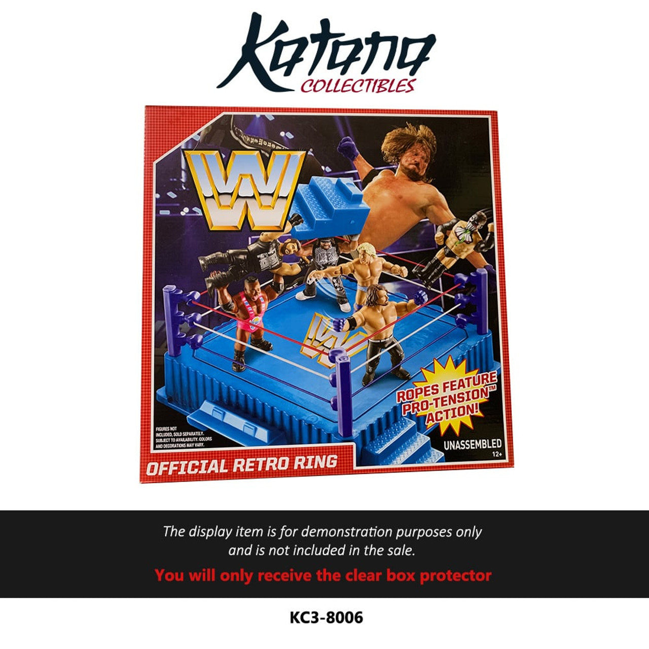 Katana Collectibles Protector For WWE Mattel Retro Ring