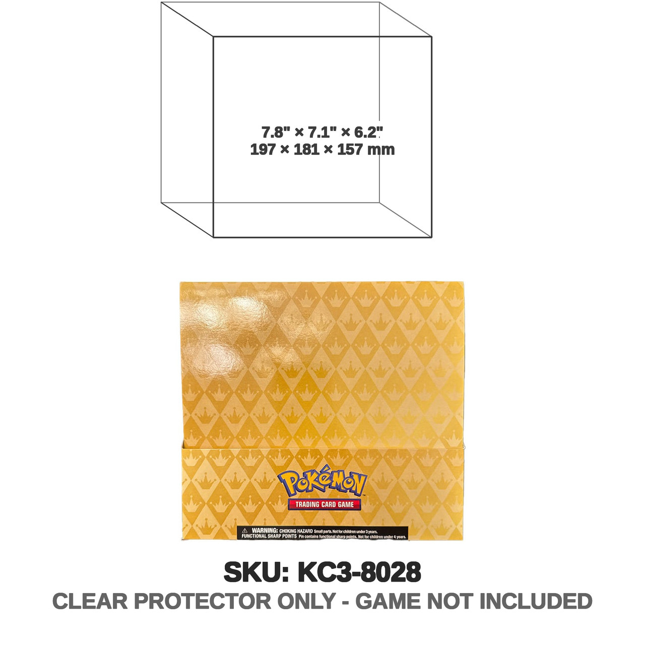 The Pokemon Company Pokemon Crown Zenith Pin Collection Display Box