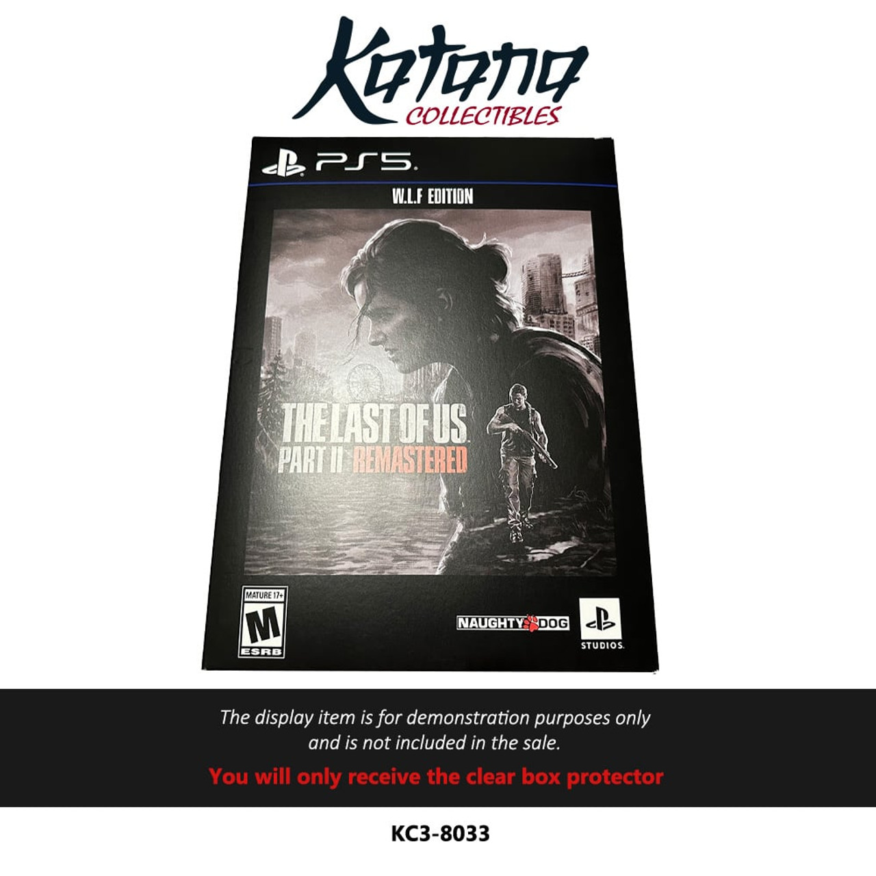 Katana Collectibles Protector For The Last Of Us part II Remastered WLF Edition PS5