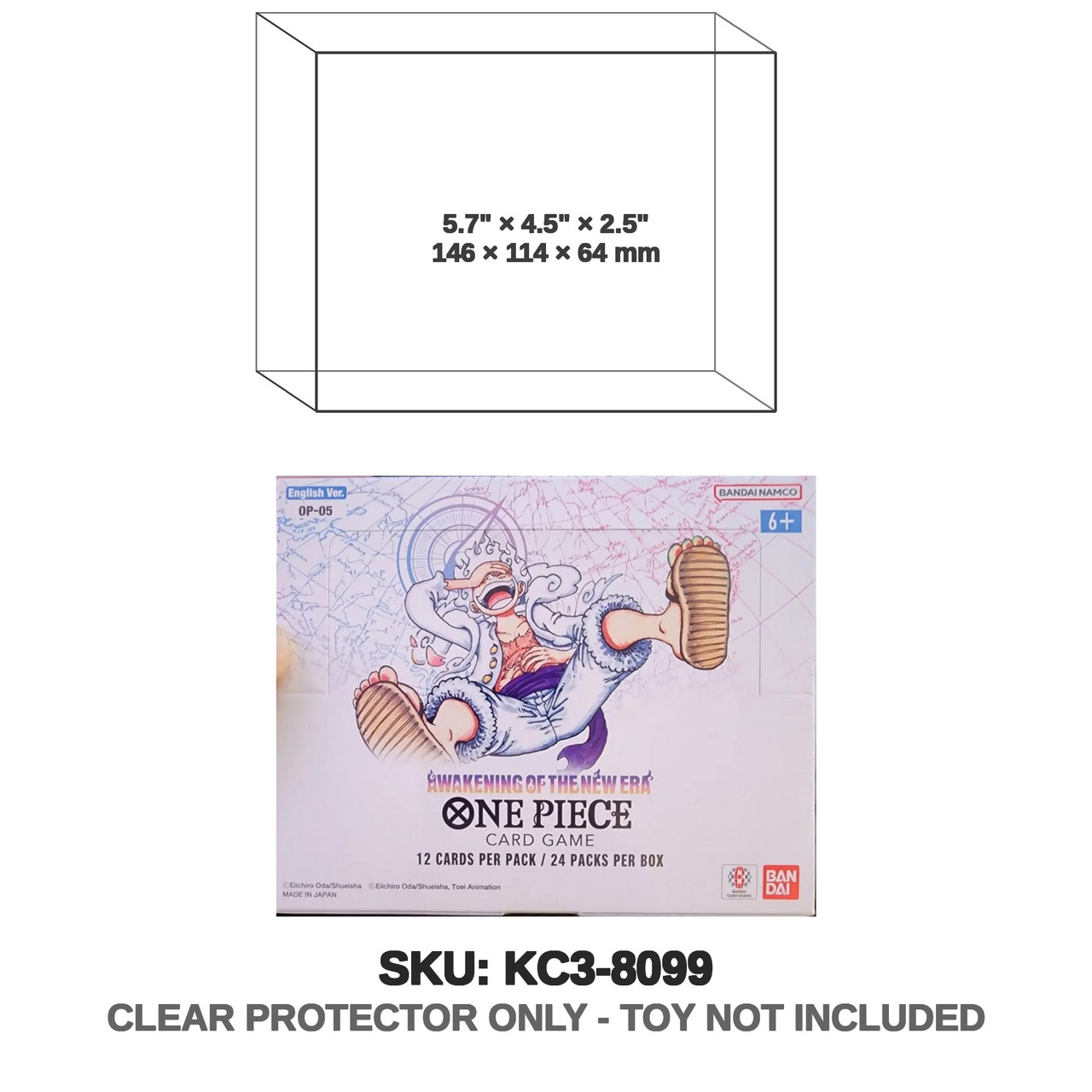 Protector For One Piece OP-05 Booster Box English Bandai | Katana