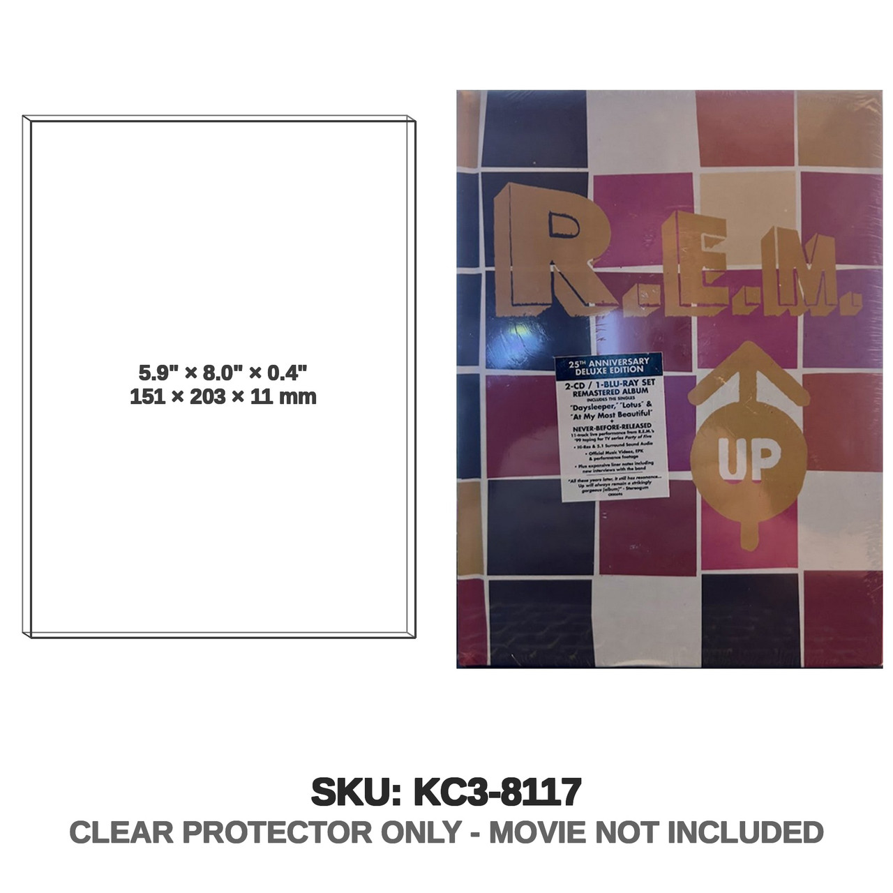 Warner Bros. R.E.M. UP 25th Anniversary Deluxe Edition CD/Blu-ray