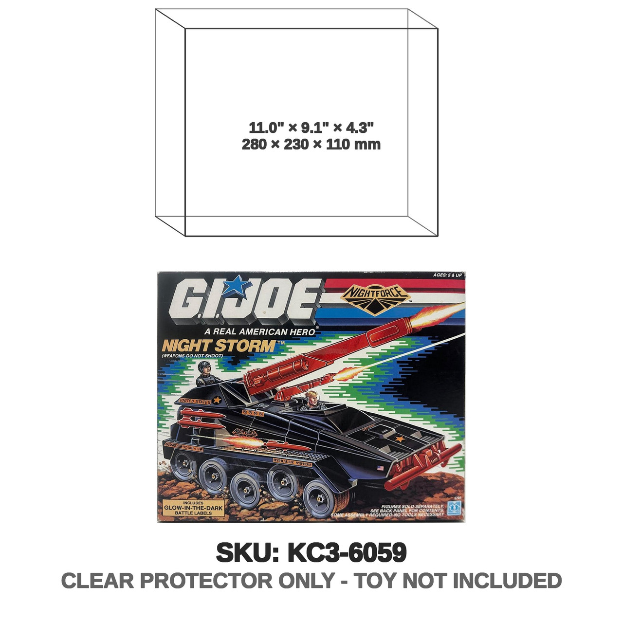 Night Storm G.I. Joe A Real American Hero Night Force Vehicle