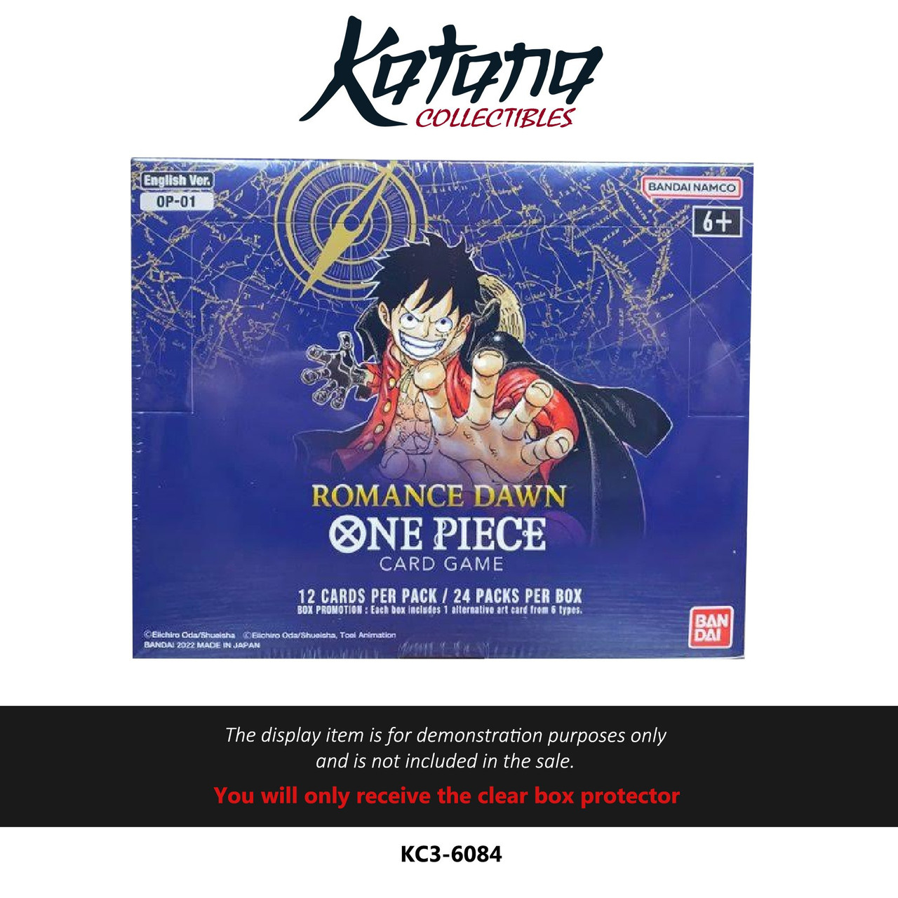 Katana Collectibles Protector For One Piece Booster Box English OP-01