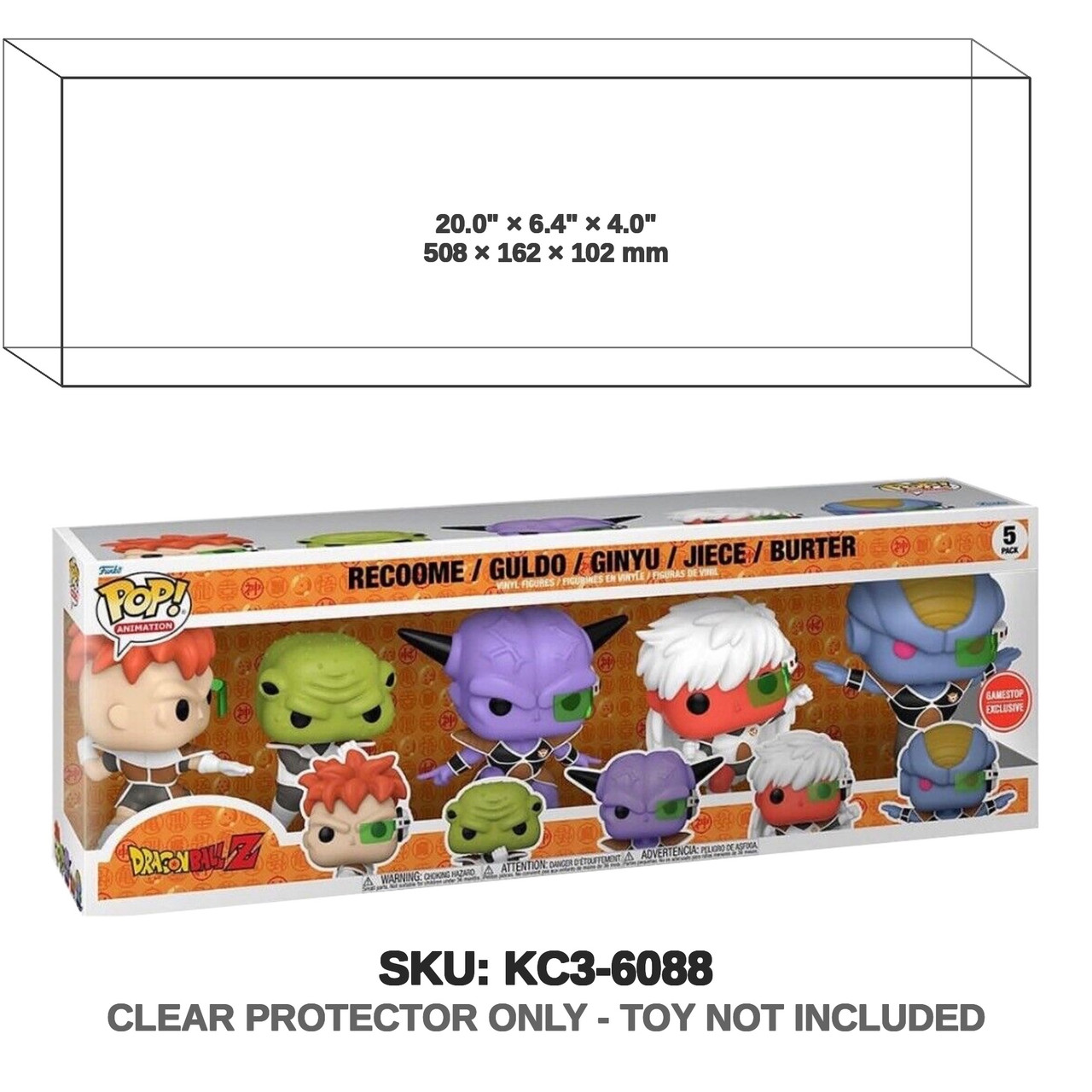 Funko Dragon Ball Z Pop! Animation The Ginyu Force 5 Pack