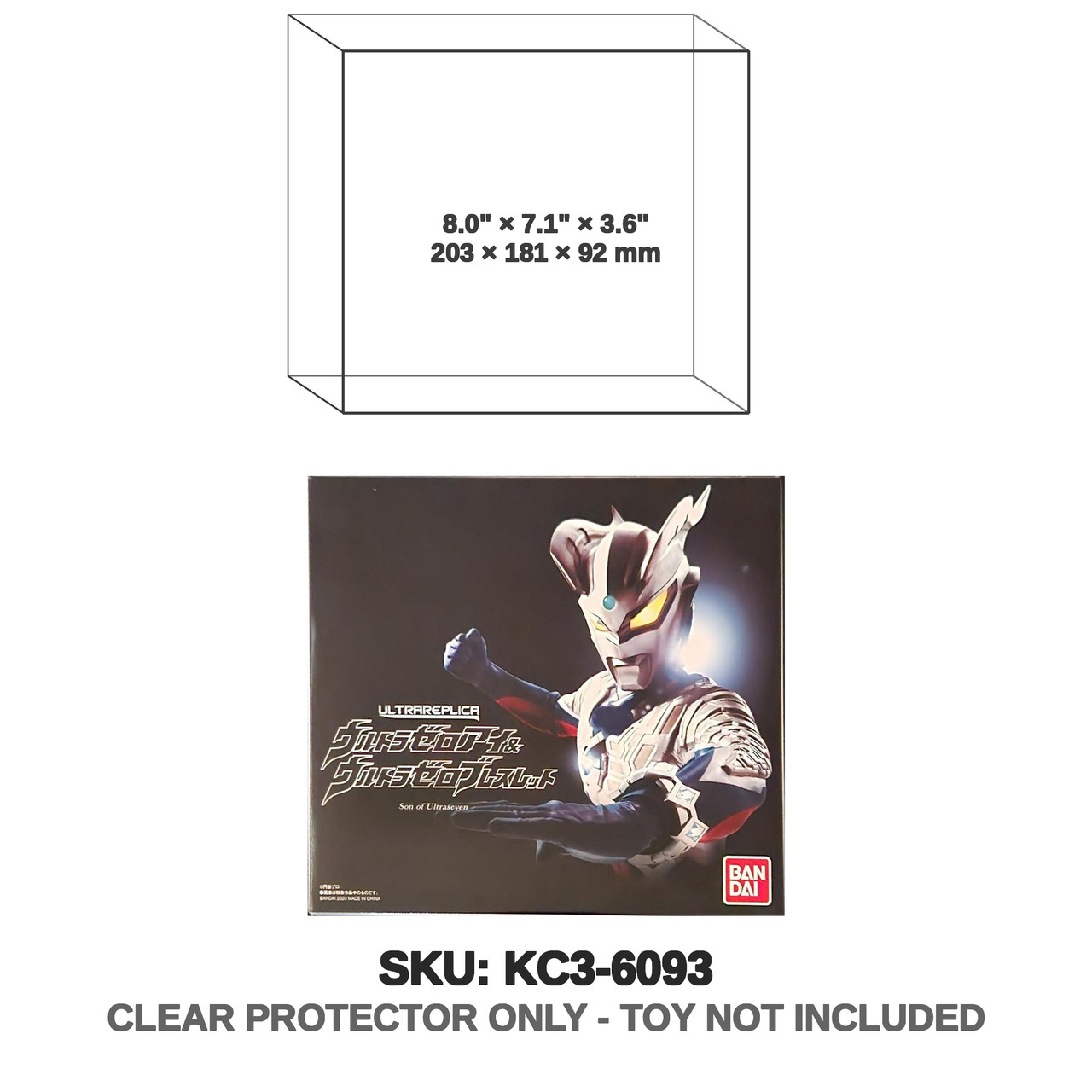 Bandai Ultraman Ultra Replica Ultra Zero Eye & Bracelet