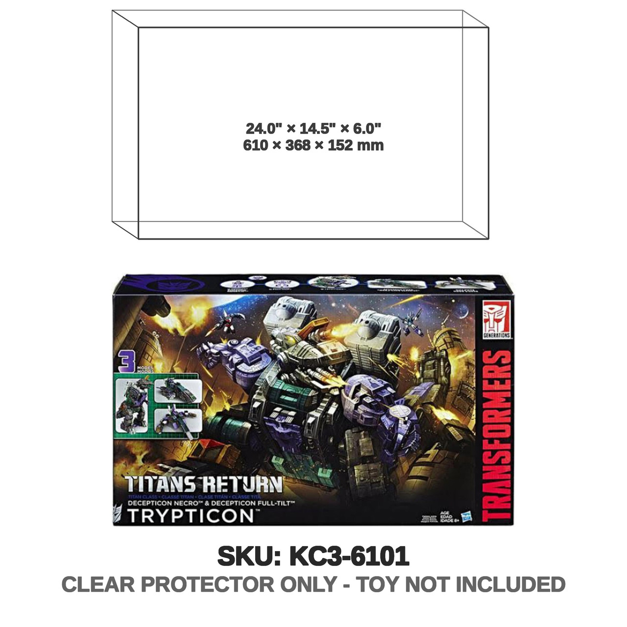 Transformers Titans Return Decepticon Necro & Decepticon Full Tilt Trypticon Transformers Titans Return Decepticon Necro & Decepticon Full Tilt Trypticon