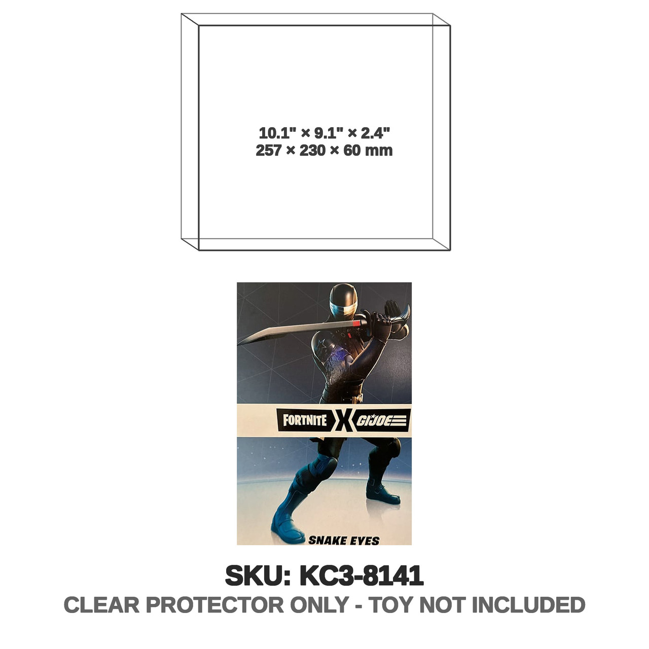 Snake Eyes Zero Point Edition Fortnite x G.I. Joe Figure