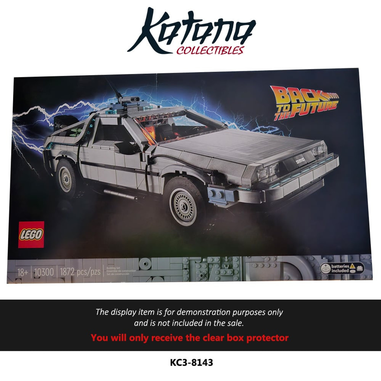 Katana Collectibles Protector For Lego Back To The Future Delorean 10300