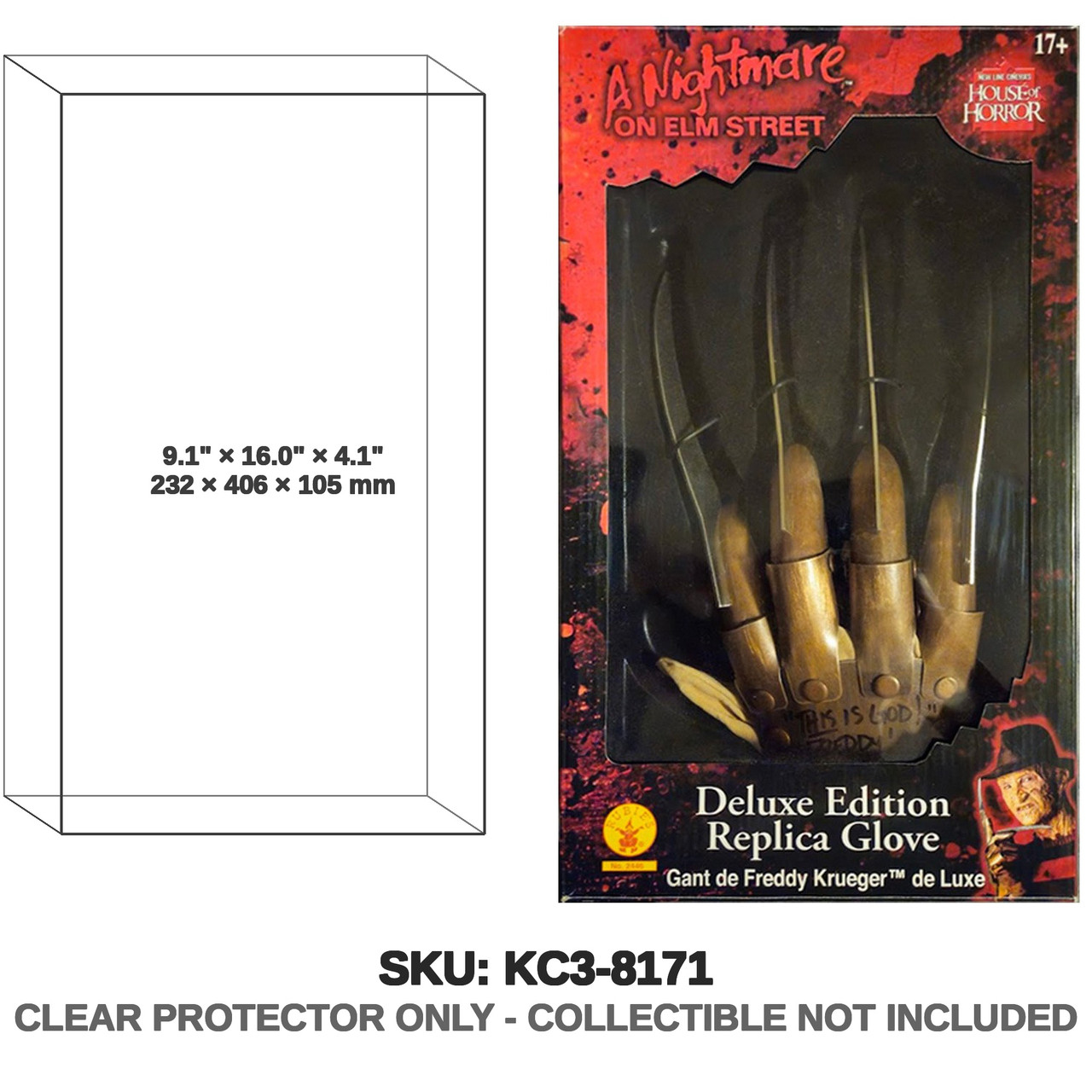 New Line Cinemas House of Horrors Freddy Replica Glove