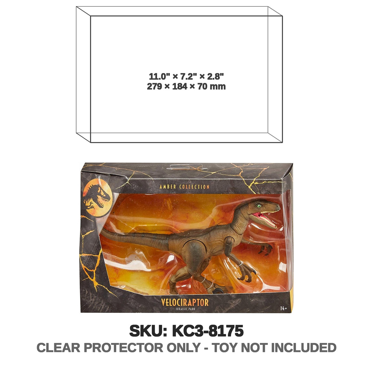Mattel Jurassic Park Amber Collection Velociraptor