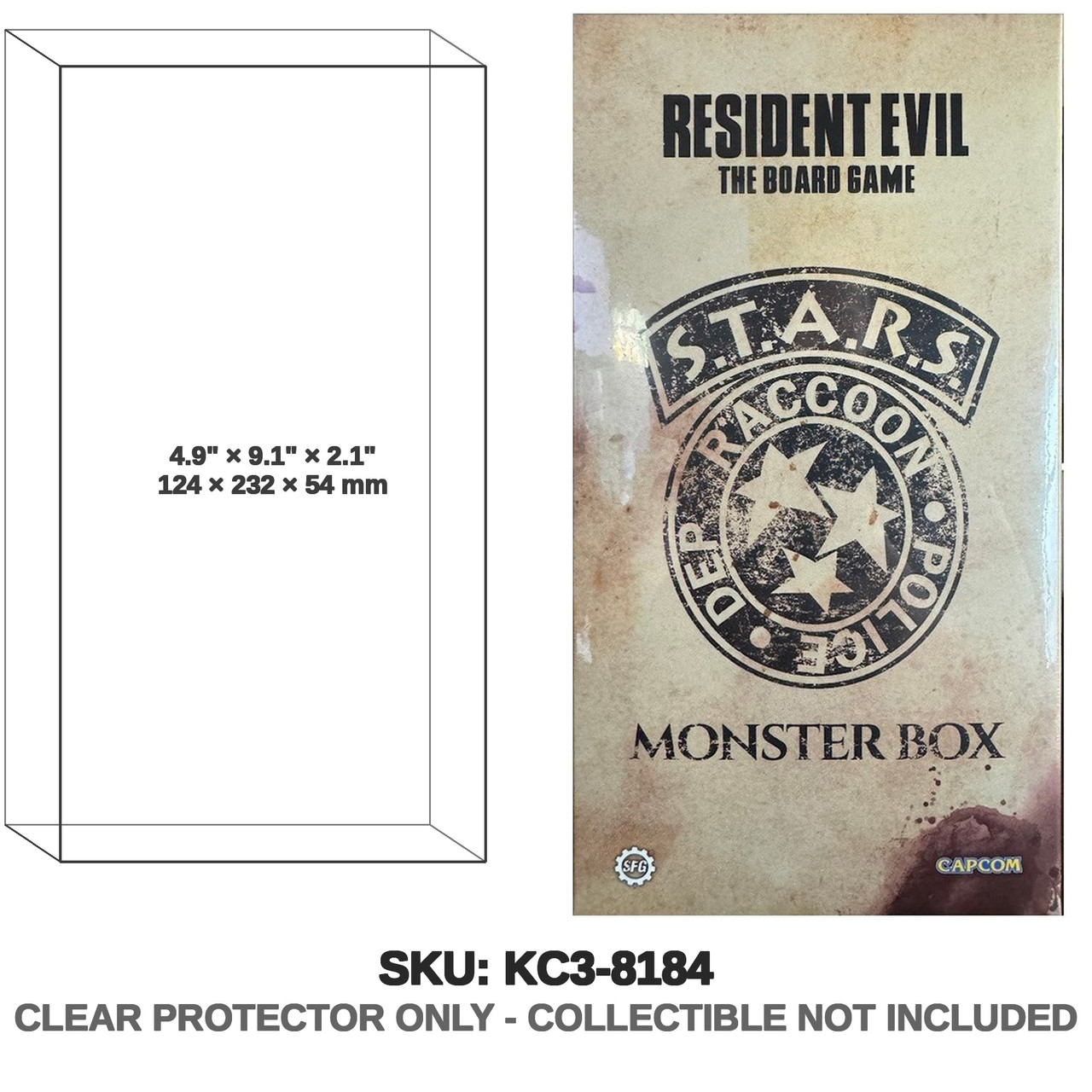 Capcom Resident Evil The Board Game Monster Box