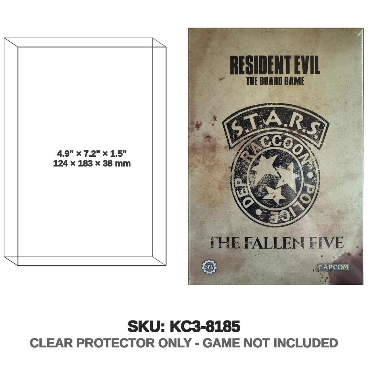 Capcom Resident Evil The Board Game The Fallen Five