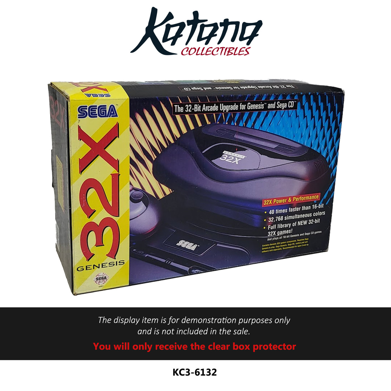 Katana Collectibles Protector For SEGA The 32-bit Arcade Upgrade For Genesis and Sega CD
