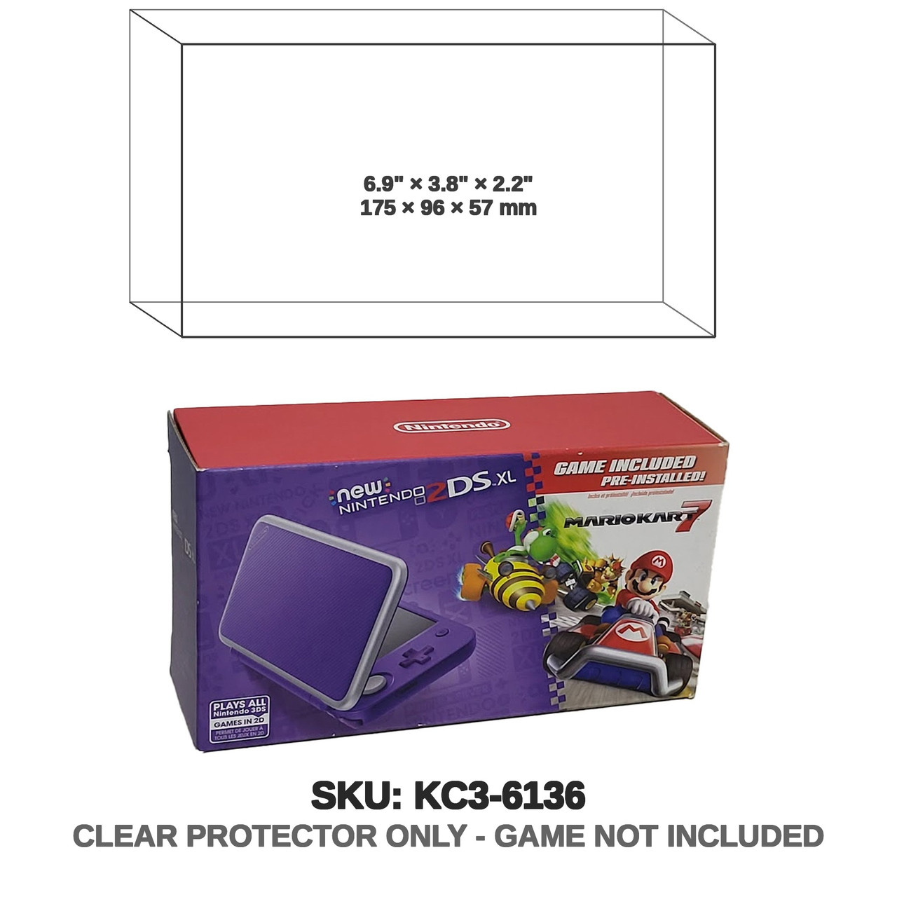 Nintendo Mario Kart 7 Nintendo 2DS XL Purple Silver