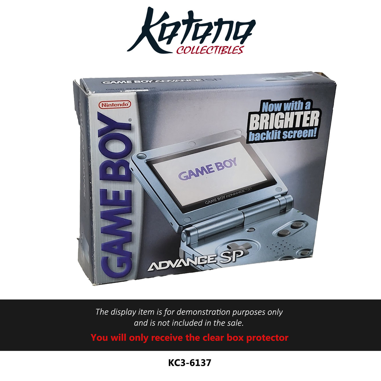 Katana Collectibles Protector For Nintendo Gameboy Advance SP Brighter Screen