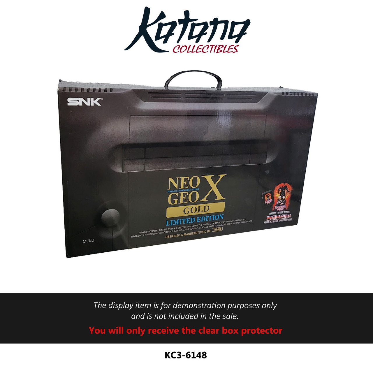 Katana Collectibles Protector For NEO Geo X Gold LE with Extra Space For Handle