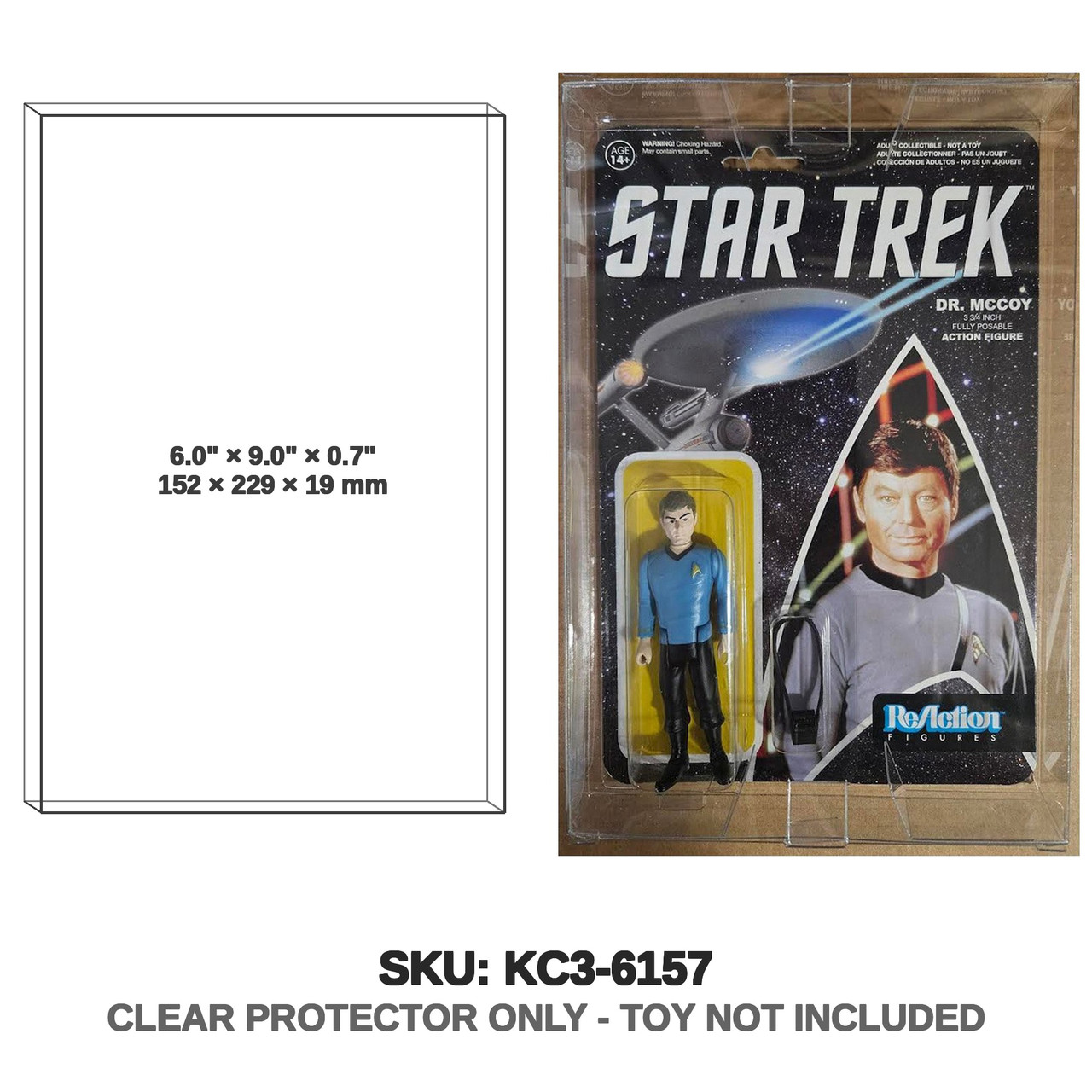 Super7 Star Trek ReAction Figures Dr McCoy