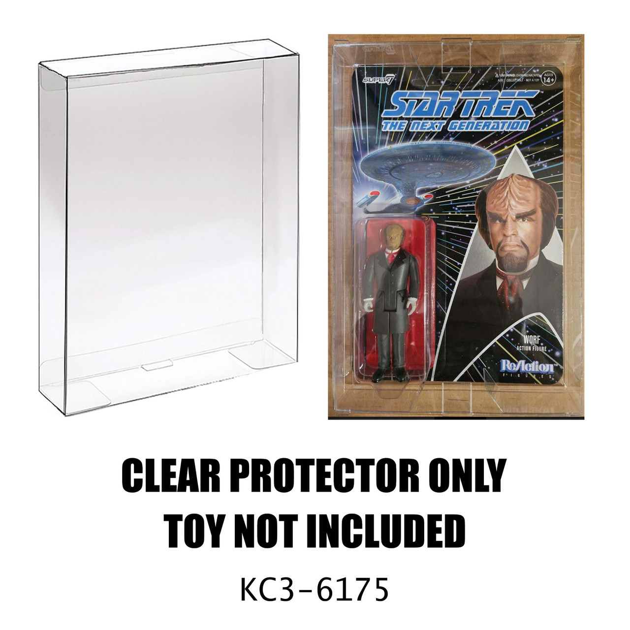 Protector For Super7 - Star Trek Reaction Victorian Worf