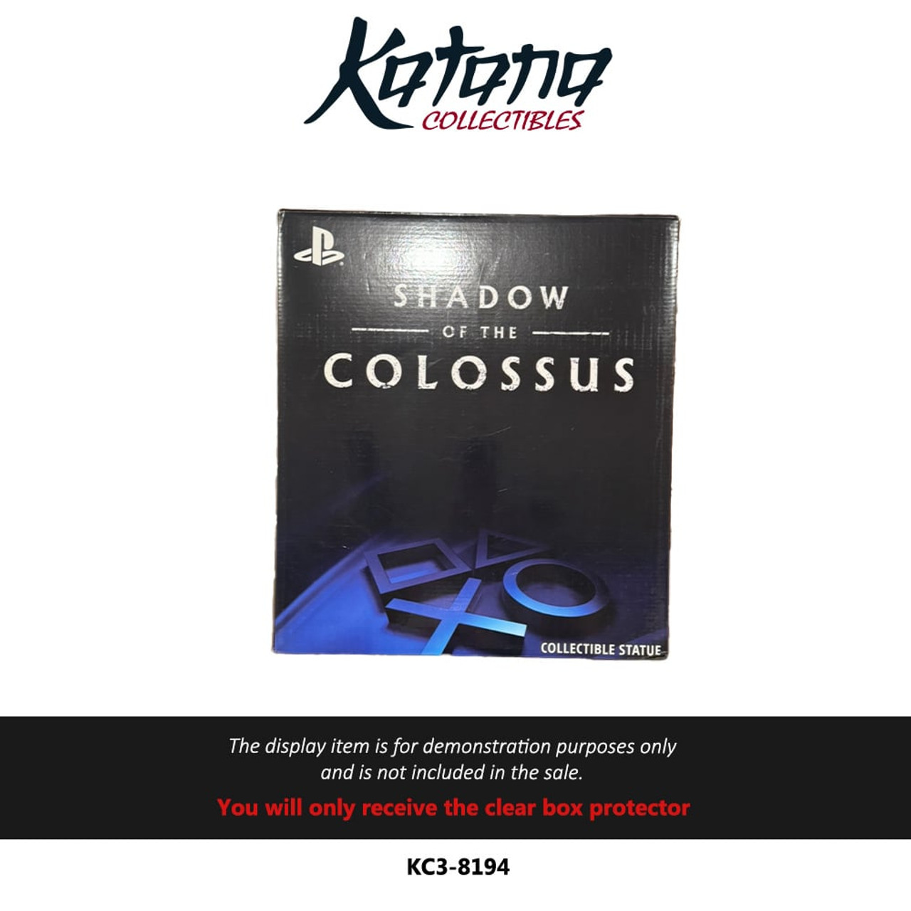 Katana Collectibles Protector For Shadow of the Colossus Gamestop statue box