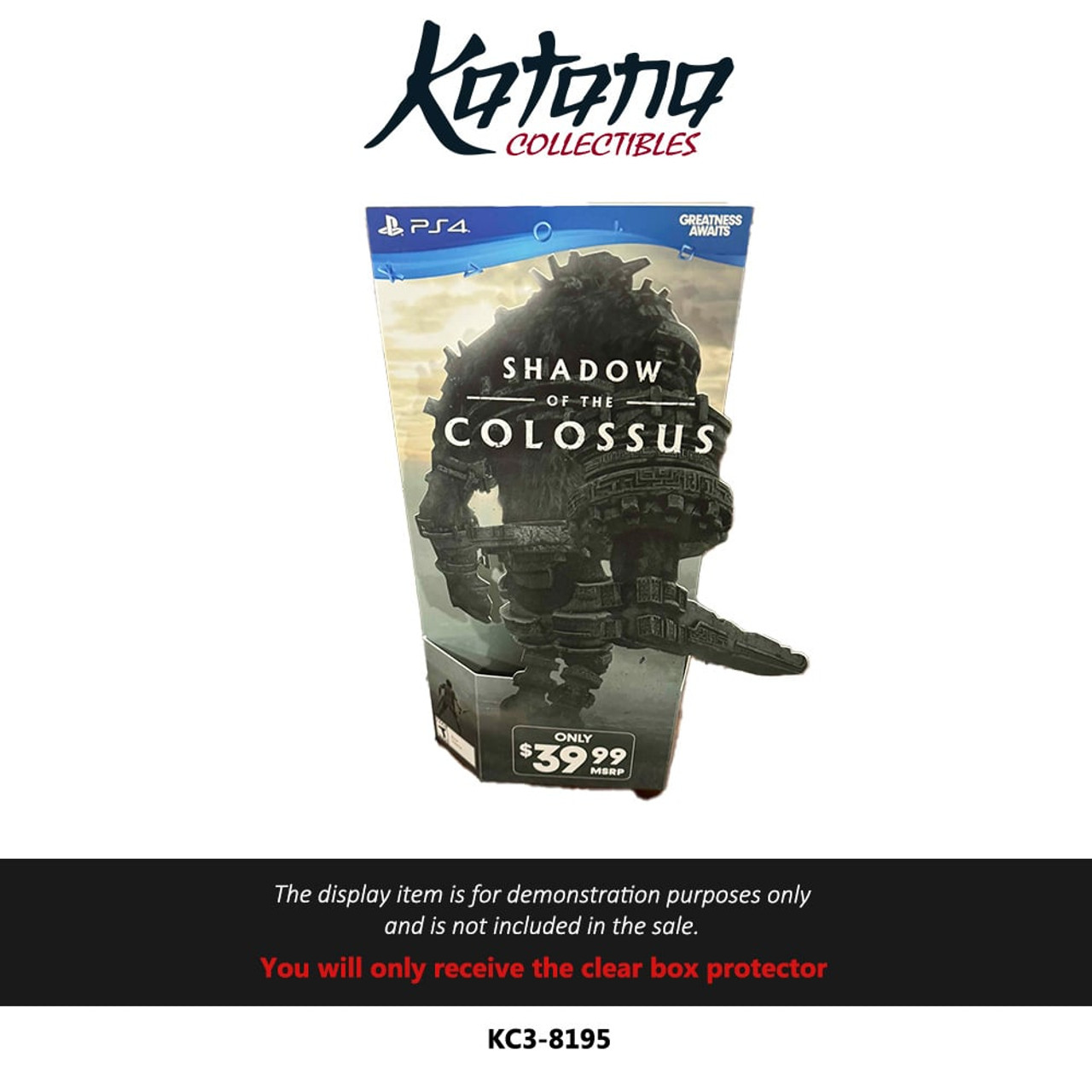 Katana Collectibles Protector For Shadow of the Colossus PS4 mini standee