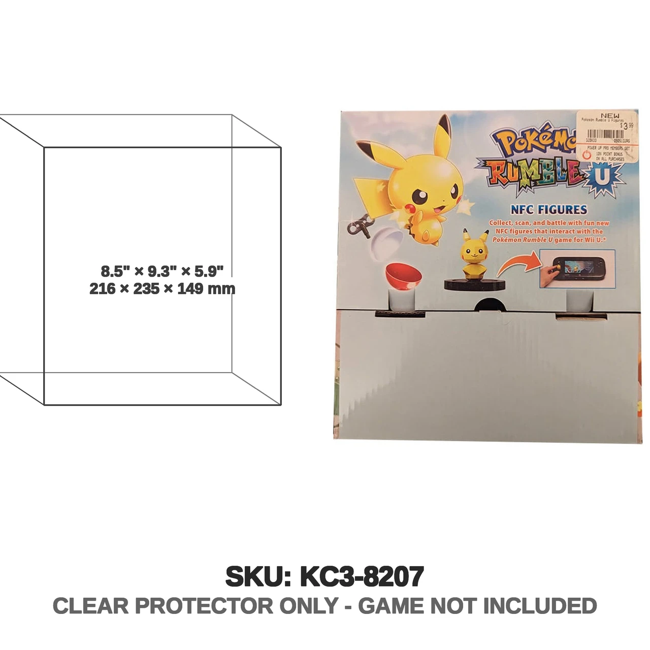 Nintendo Pokemon Rumble U NFC Figures Box Wii U