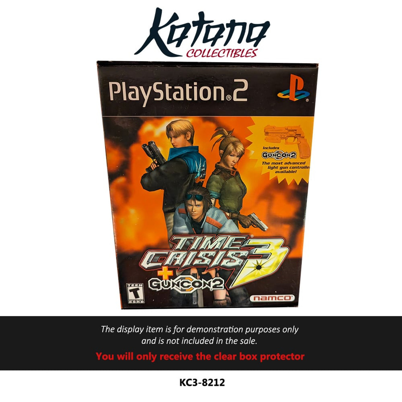 Katana Collectibles Protector For Time Crisis 3 + Guncon2 (PlayStation 2)