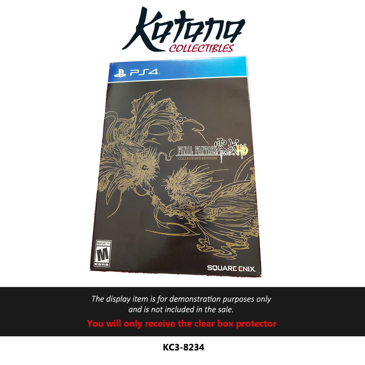 Katana Collectibles Protector For PS4 Final Fantasy type 0 HD Collector's edition