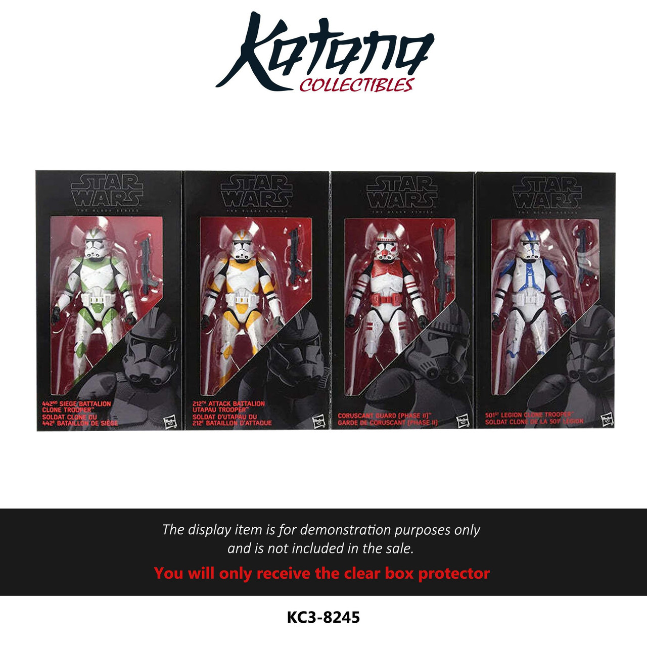 Katana Collectibles Protector For Clone Trooper 4-Pack Black Series EE Exclusive