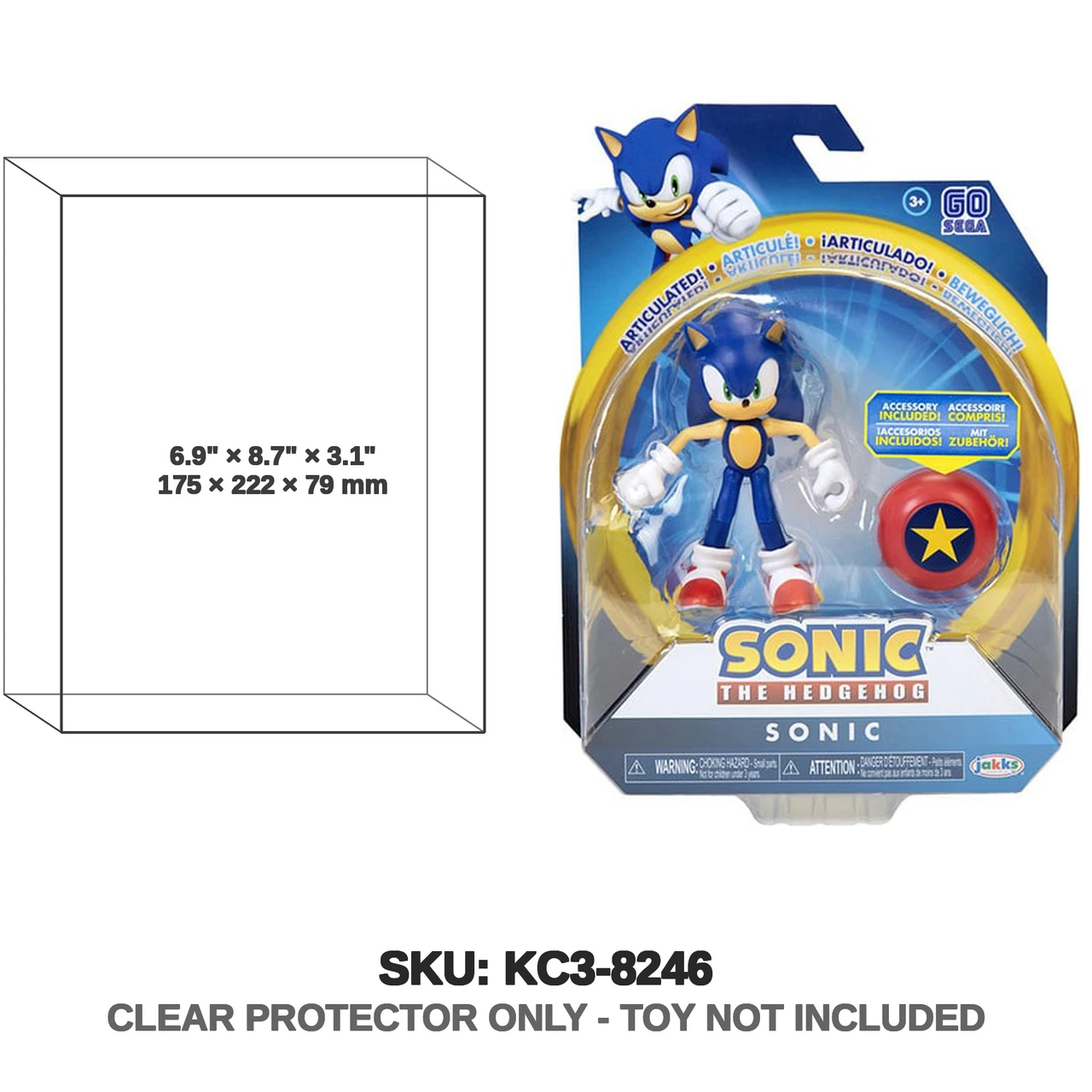 Sonic the Hedgehog Articulated 4-Inch Figure