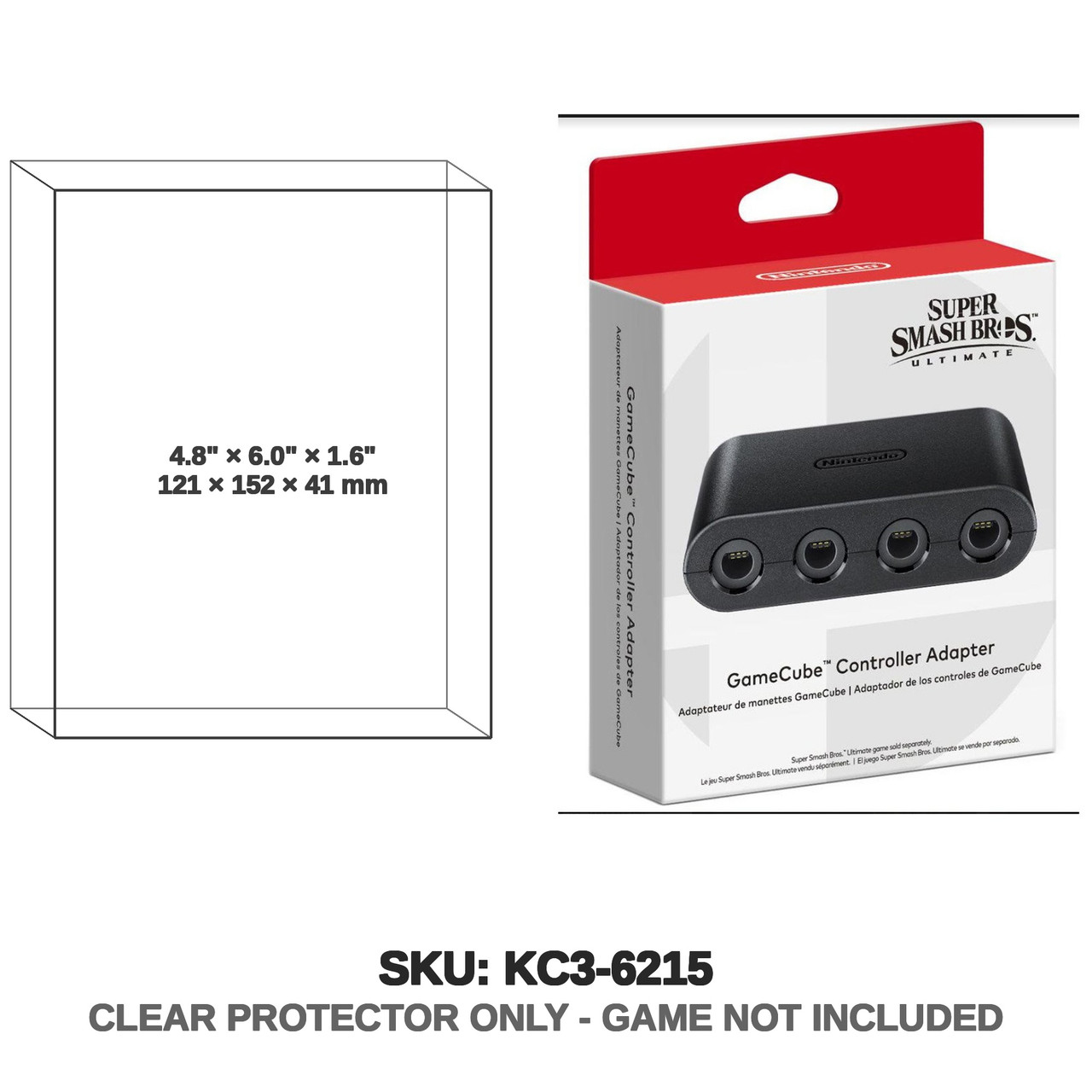 Super Smash Bros Ultimate Gamecube Controller Adapter