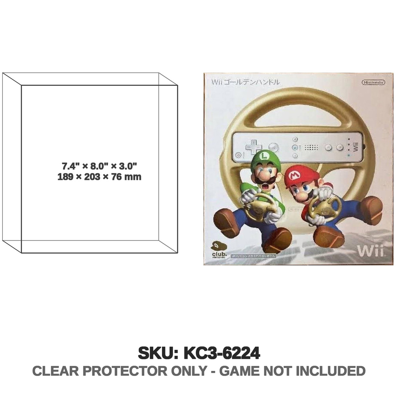 Nintendo Club Nintendo Gold Wii Wheel