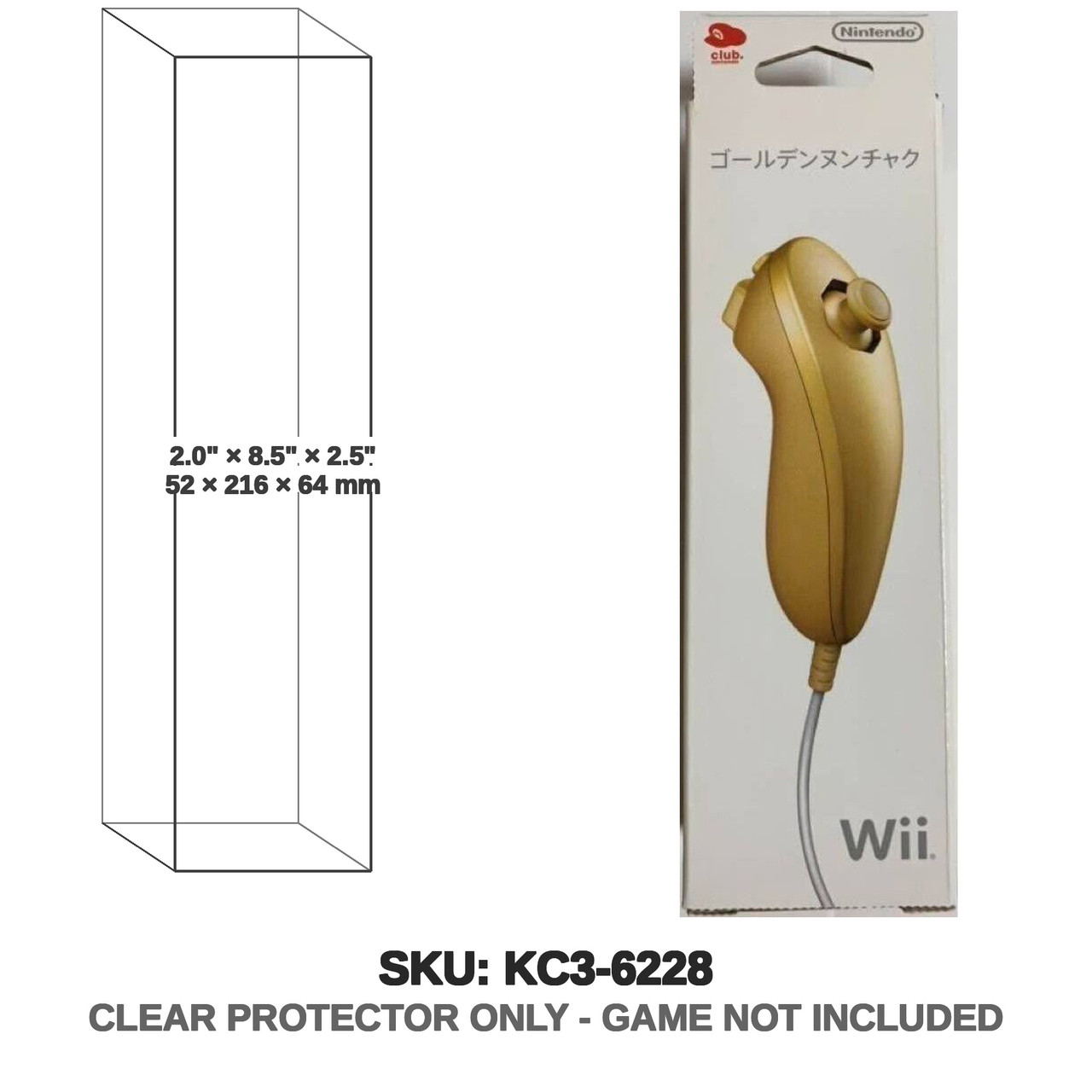 Nintendo Club Nintendo Golden Nunchuck