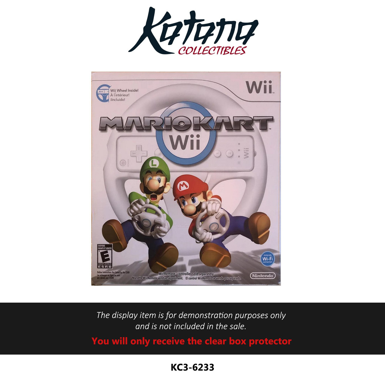 Protector For Mario Kart Wii With Wii Wheel Bundle - Katana Collectibles