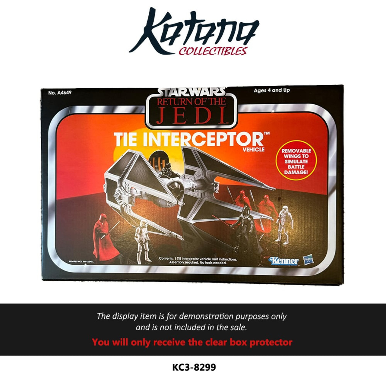 Katana Collectibles Protector For Star Wars The Vintage Collection Tie Interceptor (2013 Amazon Exclusive)